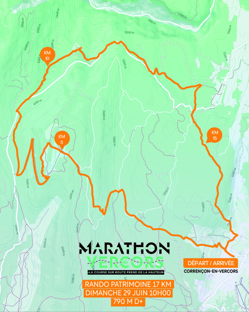 parcours Rando Patrimoine de 17km